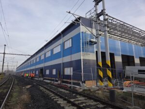 New ČD repair hall in Cheb