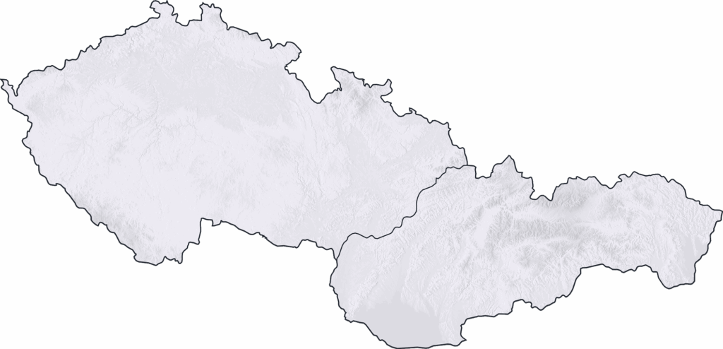 Mapa CZ a SK